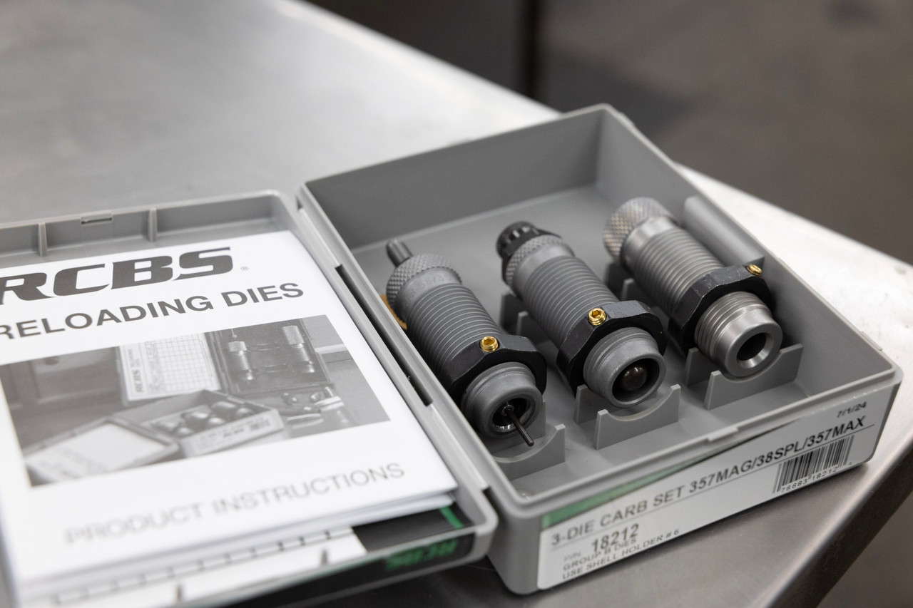 3-Die Carbide Roll Crimp Set - Group B - Popular Pistol Calibers - Image 2
